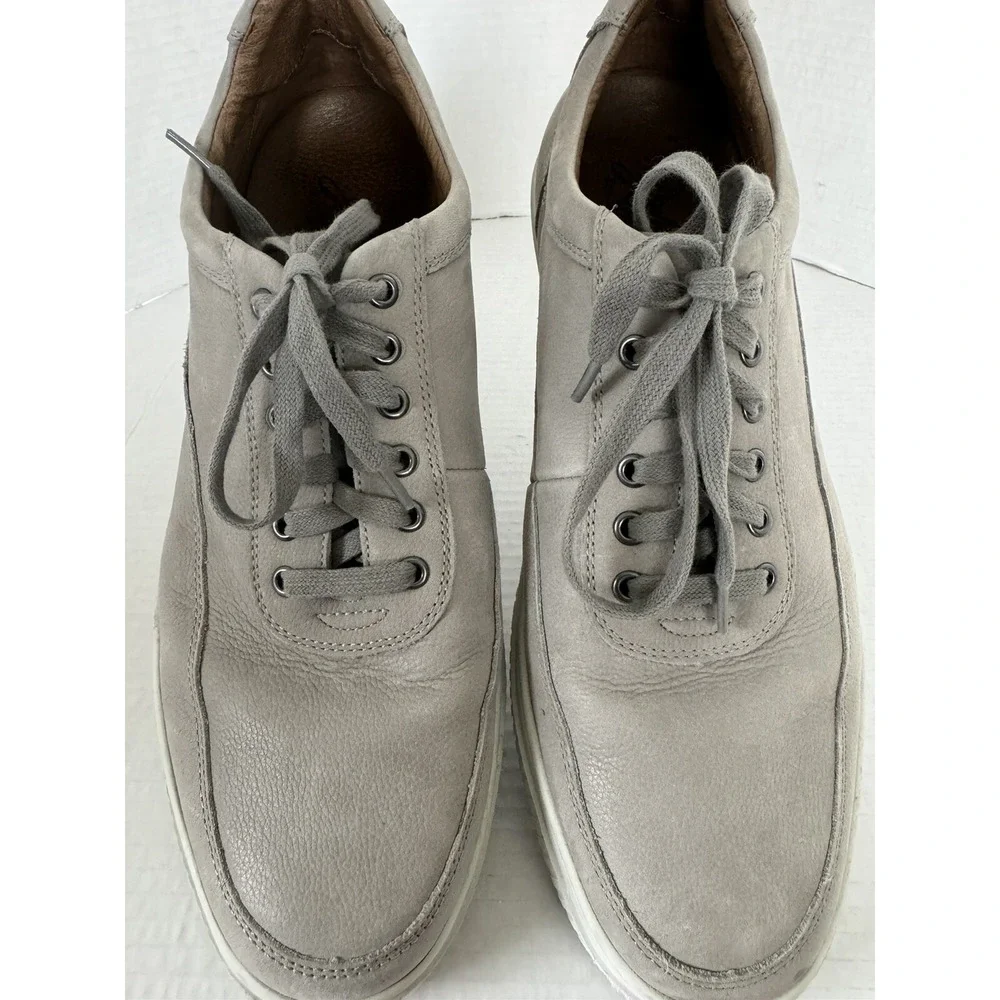 J&M Est 1850 size 10 1/2 M Men's Gray Leather Shoes 27-2329